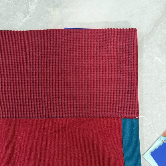 Women’s JoyLab Color Block Seamlessly Knit Mesh 7/8 Athletic Workout Leggings XS - Picture 4 of 16